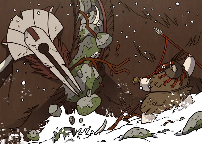 Illustration for article titled Webcomic Bird Boy is filled with ancient weapons and gorgeous monsters